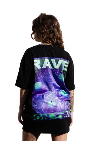 T-Shirt RAVE ON TIME SPACE